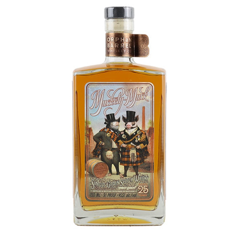 Orphan Barrel Muckety-Muck Single Grain Scotch Whisky (25 Years) 750ML BTL