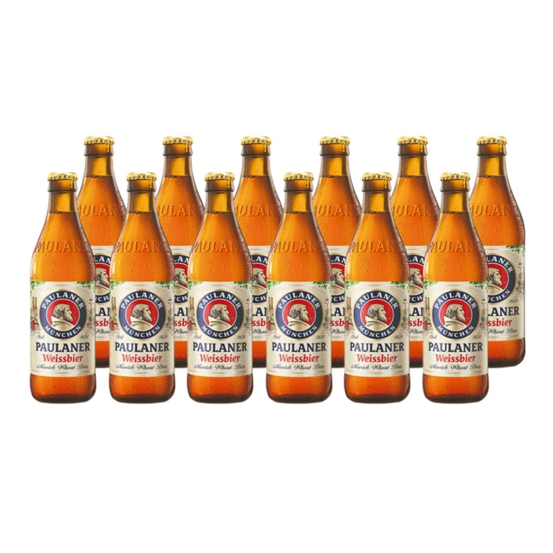 Paulaner Hefe Weissbier Naturtrub 330ml Bottle X12