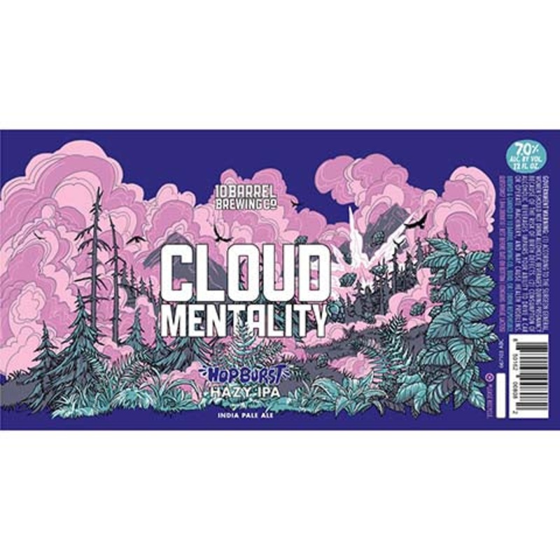 10 Barrel Cloud Mentality Hopburst Hazy IPA 12OZ SINGLE CAN
