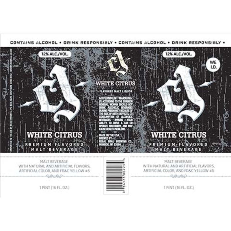 Crunk Juce White Citrus 23.5OZ SINGLE CAN
