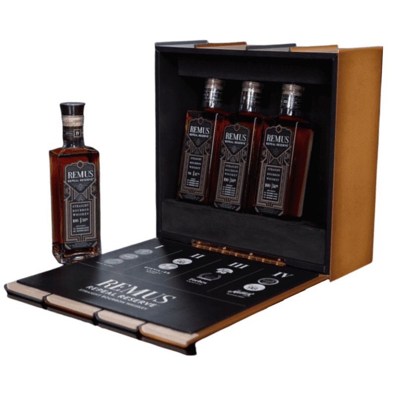 George Remus Repeal Reserve Straight Bourbon Whiskey Set 4-Pack (375ml) 750ML BTL