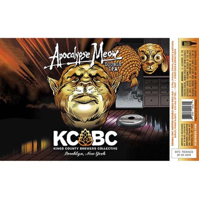 Kings County Brewers Collective Apocalypse Meow DIPA 16OZ SINGLE CAN