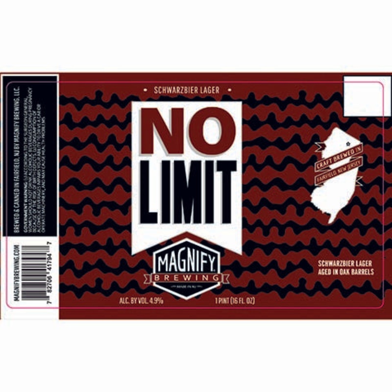 Magnify No Limit Schwarzbier Lager 16OZ SINGLE CAN