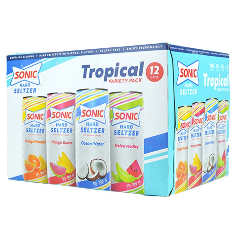 Sonic Tropical Hard Seltzer Variety 12-Pack 12PK 12OZ CAN