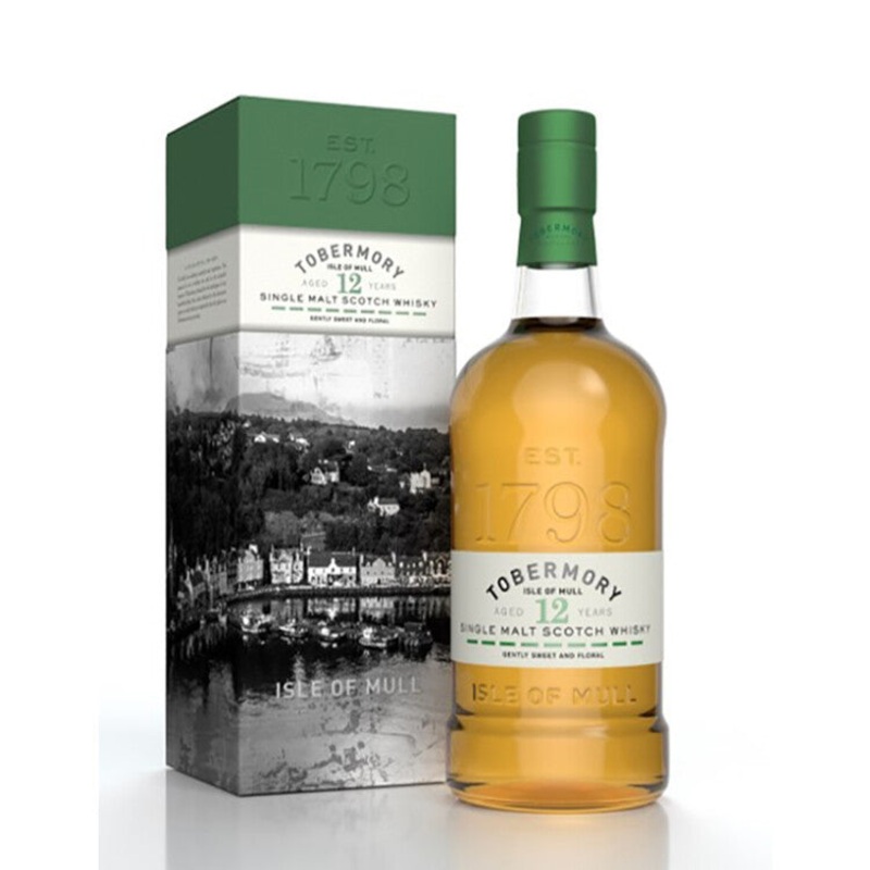 TOBERMORY SINGLE MALT SCOTCH 12 YR 92.6 750ML 750ML