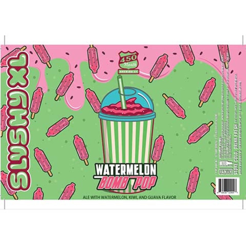 Imprint Beer Watermelon Bomb Pop Slushy XL Sour Ale 16OZ SINGLE CAN