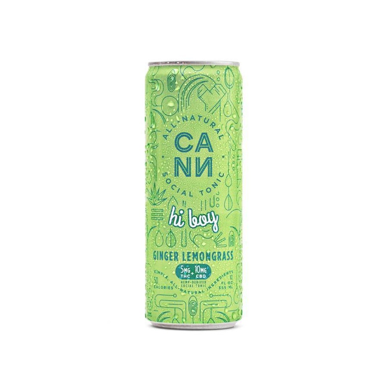 NA THC Cocktail CANN hi boy 4pk Ginger Lemongrass