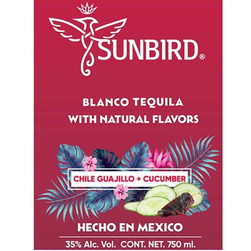 Sunbird Chile Guajillo + Cucumber Blanco Tequila 750ML BTL