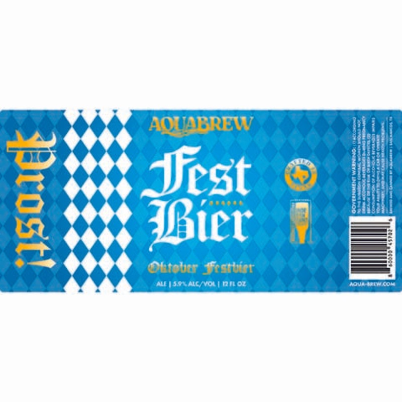 Aquabrew Fest Bier Oktober Festbier 12OZ SINGLE CAN