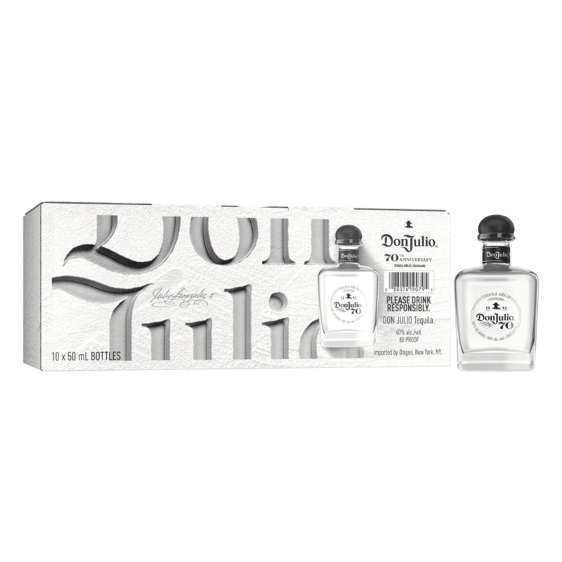 Don Julio 70 Aejo Claro Tequila 50ml 10PK