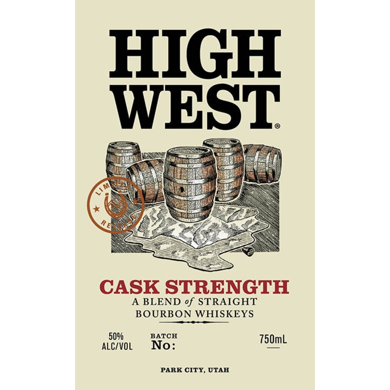 High West Cask Strength Bourbon Whiskey Limited Release