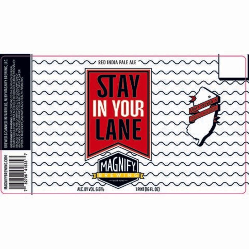 Magnify Stay In Your Lane Red IPA 16OZ SINGLE CAN