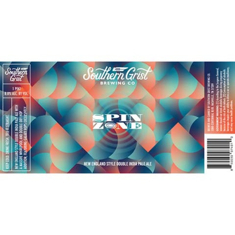 Southern Grist Spin Zone NE DIPA 16OZ SINGLE CAN
