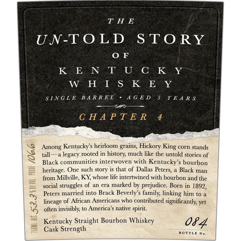 The Untold Story of Kentucky Whiskey Chapter 4 Single Barrel, 5-Year, Cask Strength
