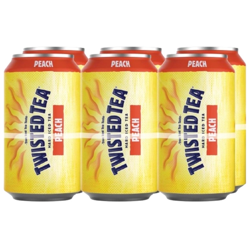 TWISTED TEA PEACH 355ML 6PK CAN @ MacTaggart Ridge [1004470] 2130 ml