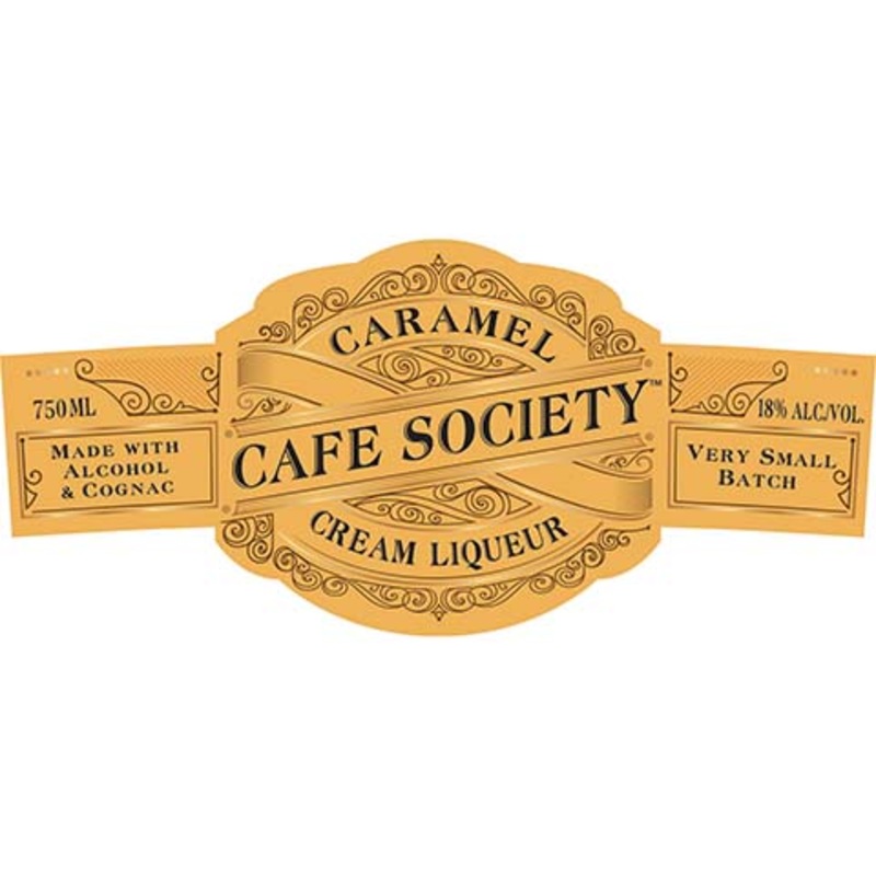 Cafe Society Caramel Cream Liqueur 750ML BTL