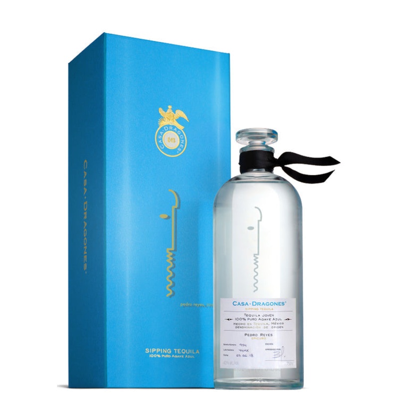 CASA DRAGONES TEQUILA JOVEN 80 PEDRO REYES ARTIST PACKAGING 750ML 750ML