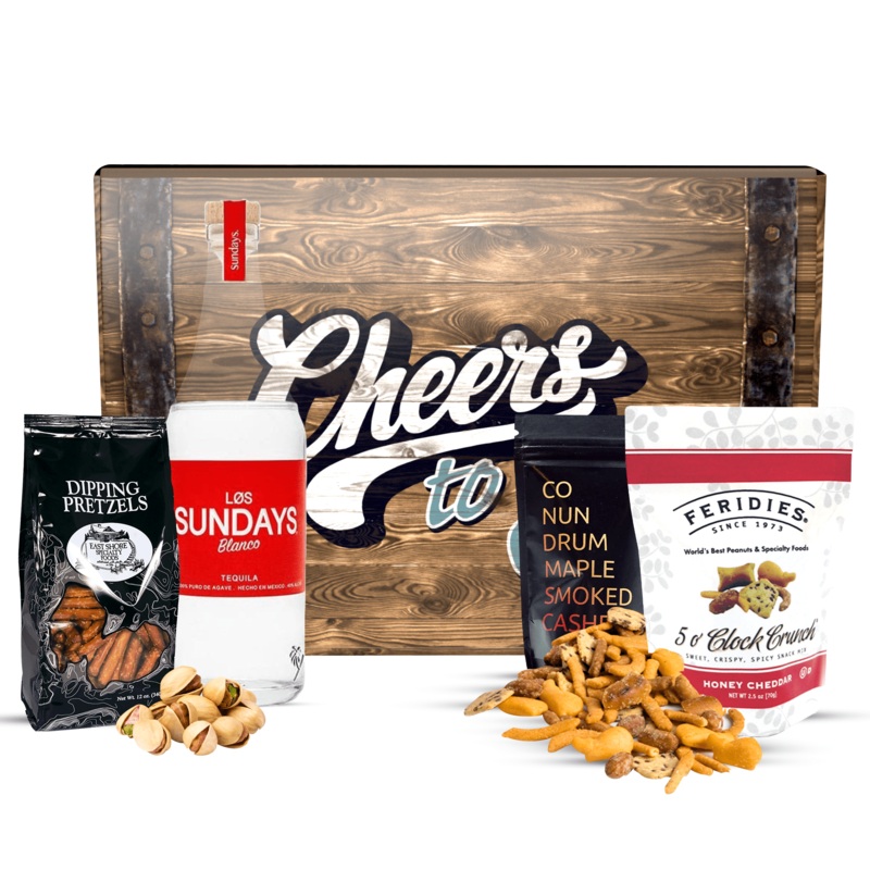 Los Sundays Tequila Gift Basket Cheers