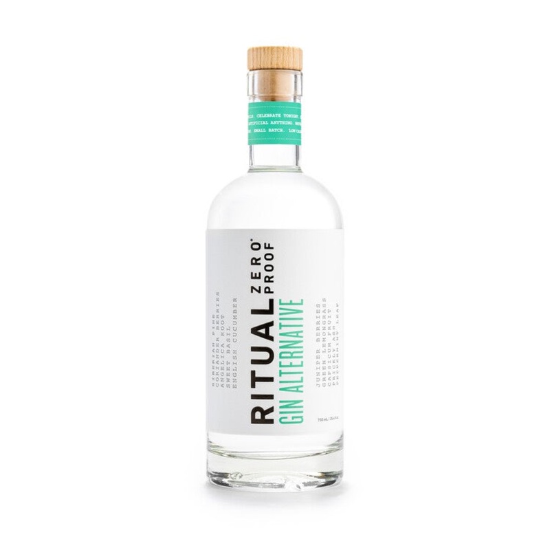 RITUAL ZERO PROOF GIN ALTERNATIVE NON-ALCOHOLIC SPIRIT 750ML 750ML