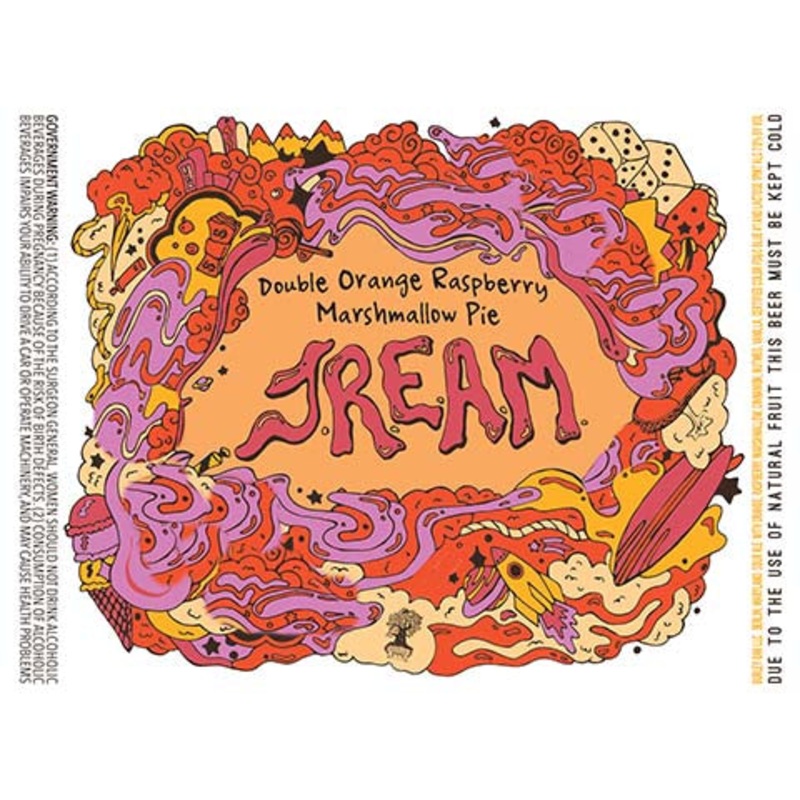 Burley Oak Double Orange Raspberry Marshmallow Pie JREAM Sour ALe 16OZ SINGLE CAN