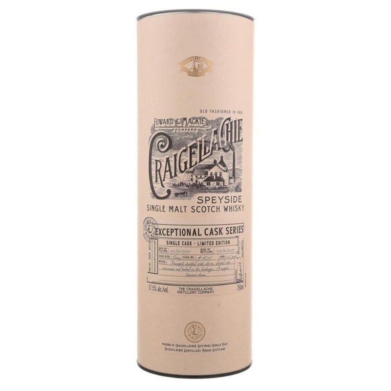 Craigellachie Exceptional Cask Series 23 Year Old Scotch