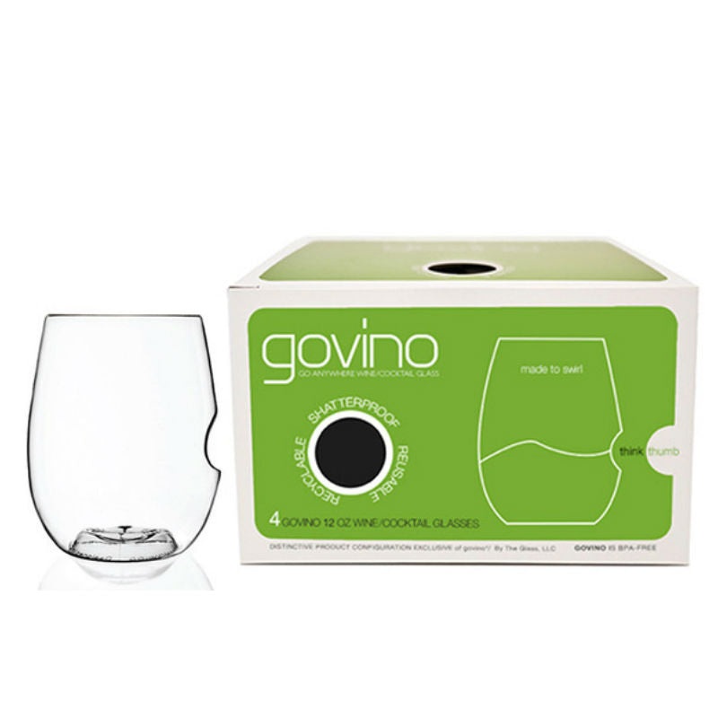 Govino 12oz Wine Glasses – 4pack