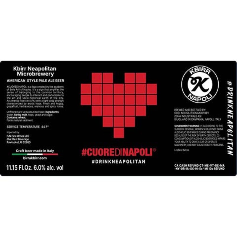 Kbirr #Couredinapoli Pale Ale 330ML BTL