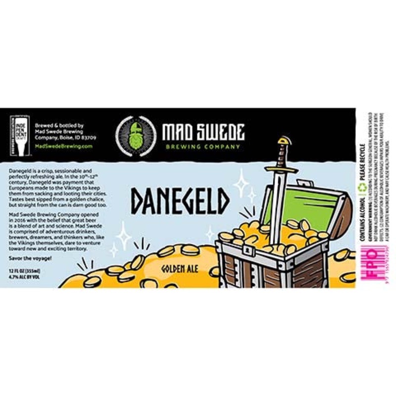 Mad Swede Danegeld Golden Ale 12OZ SINGLE BTL