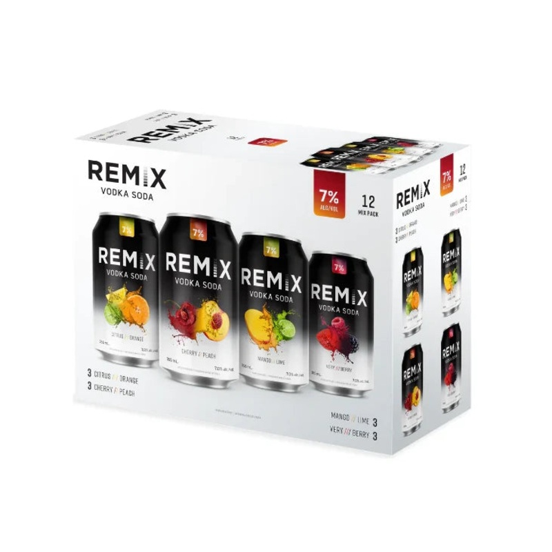 REMIX VODKA SODA 7% MIXER 355ML 12PK CAN @ Kelowna [1056916] 4260 ml