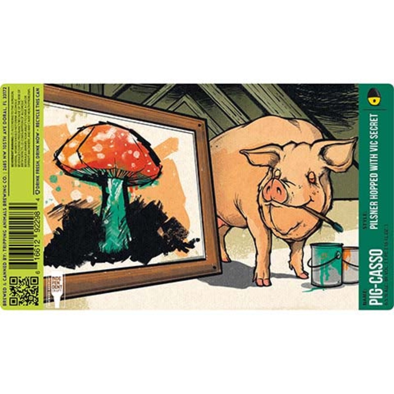 Tripping Animals Pig-Casso Pilsner 16OZ SINGLE CAN