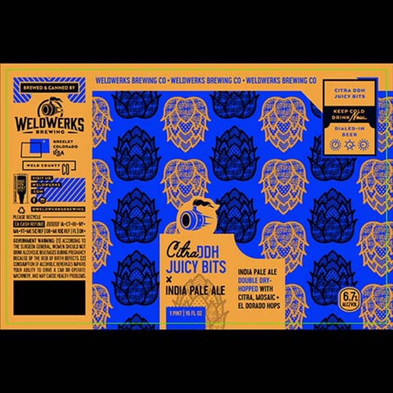 Weldwerks Citra DDH Juicy Bits IPA 16OZ SINGLE CAN