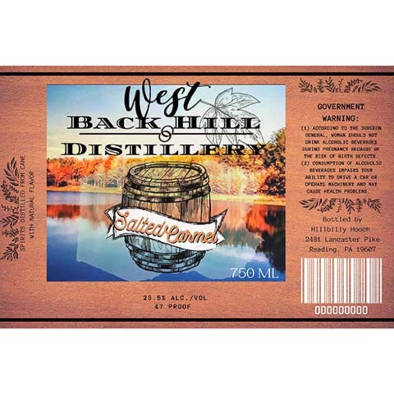 West Back Hill Salted Carmel 750ML BTL