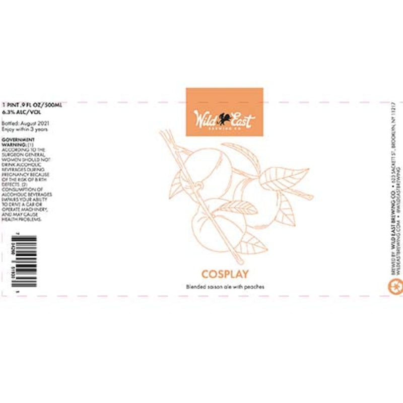 Wild East Cosplay Blended Saison Ale 16OZ SINGLE CAN