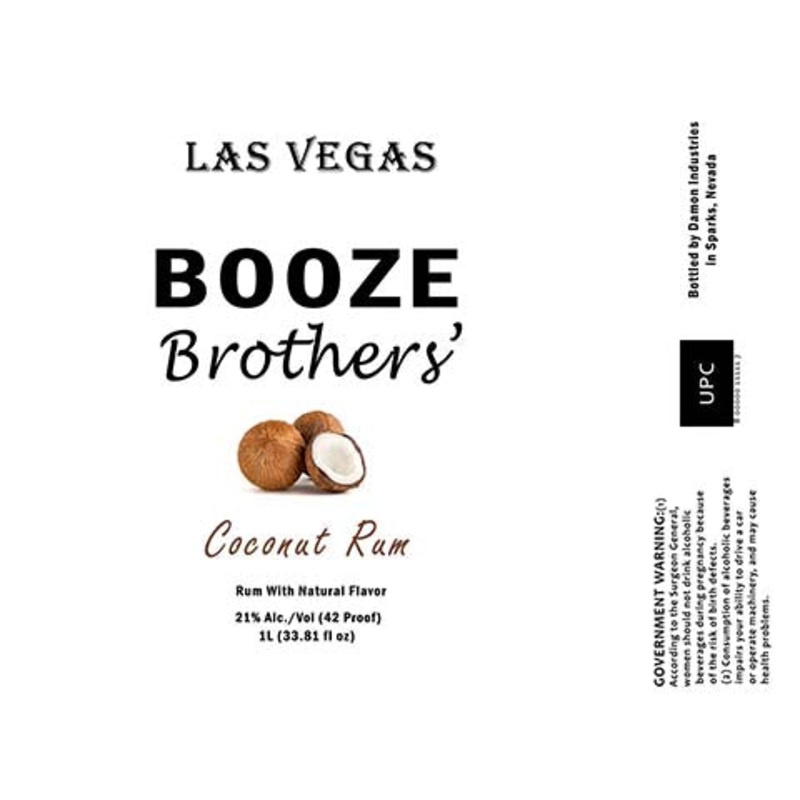 Booze Brothers Coconut Rum 1L BTL