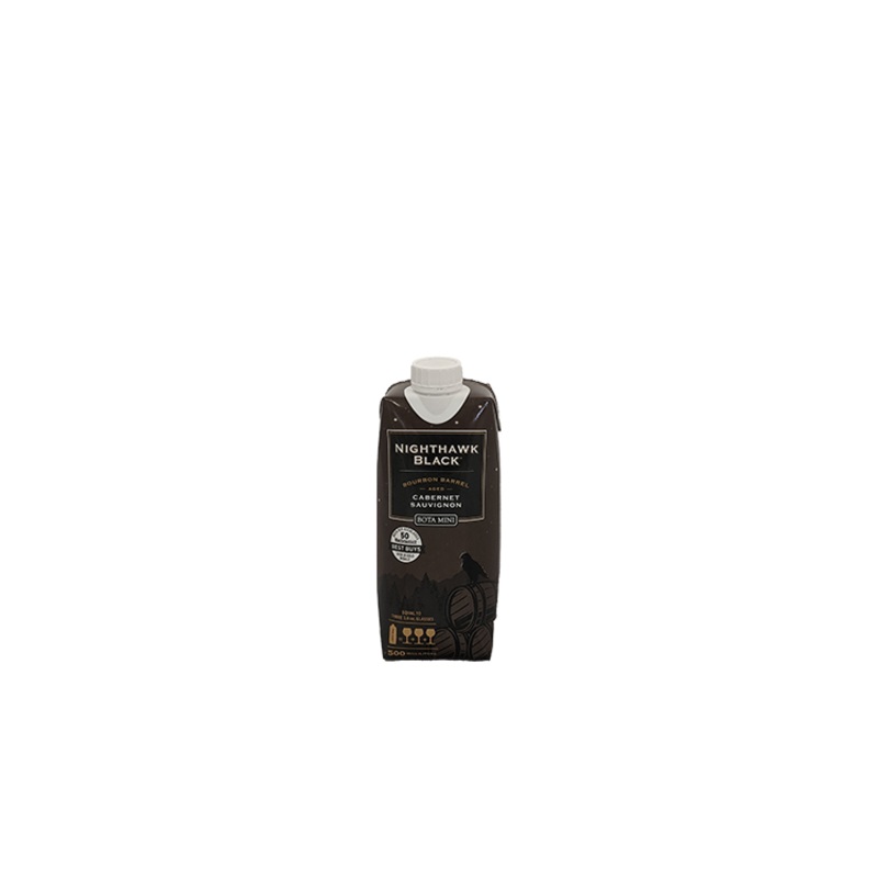 Bota Mini NightHawk Bourbon Barrel Cabernet Sauvignon 500ML