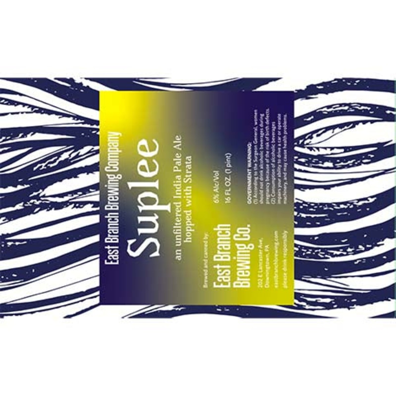 East Branch Suplee IPA 16OZ SINGLE CAN
