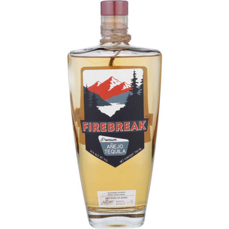 Firebreak Tequila Anejo Premium 80 750ML 750ML
