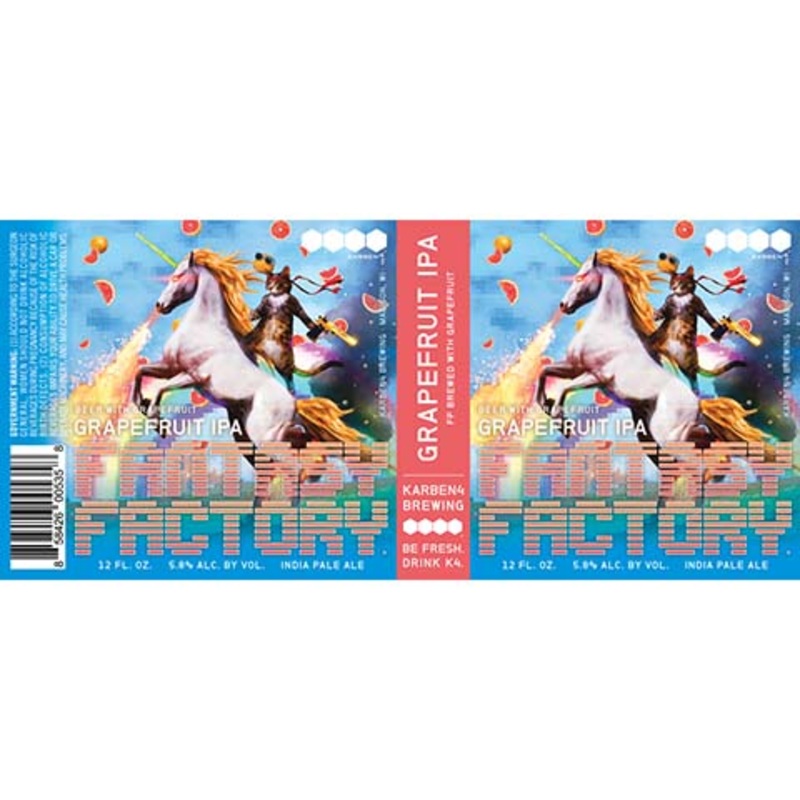Karben4 Fantasy Factory Grapefruit IPA 16OZ SINGLE CAN