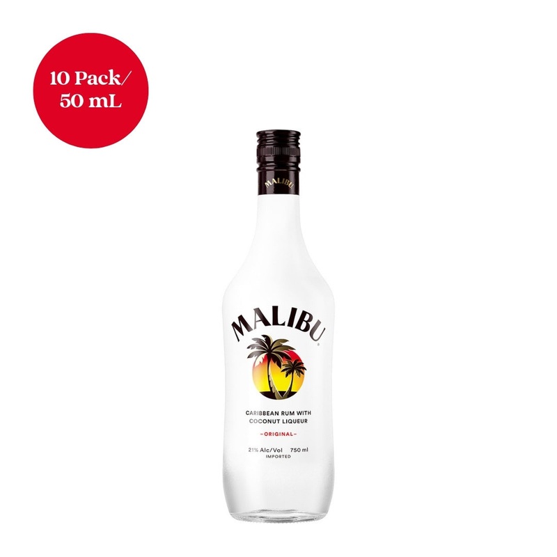 Malibu Caribbean Rum 10pk 50mL Shots