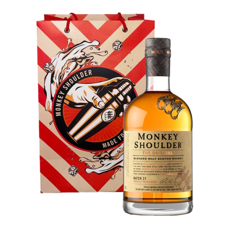 Monkey Shoulder 700ml w/ FREE Monkey Shoulder Gift Bag