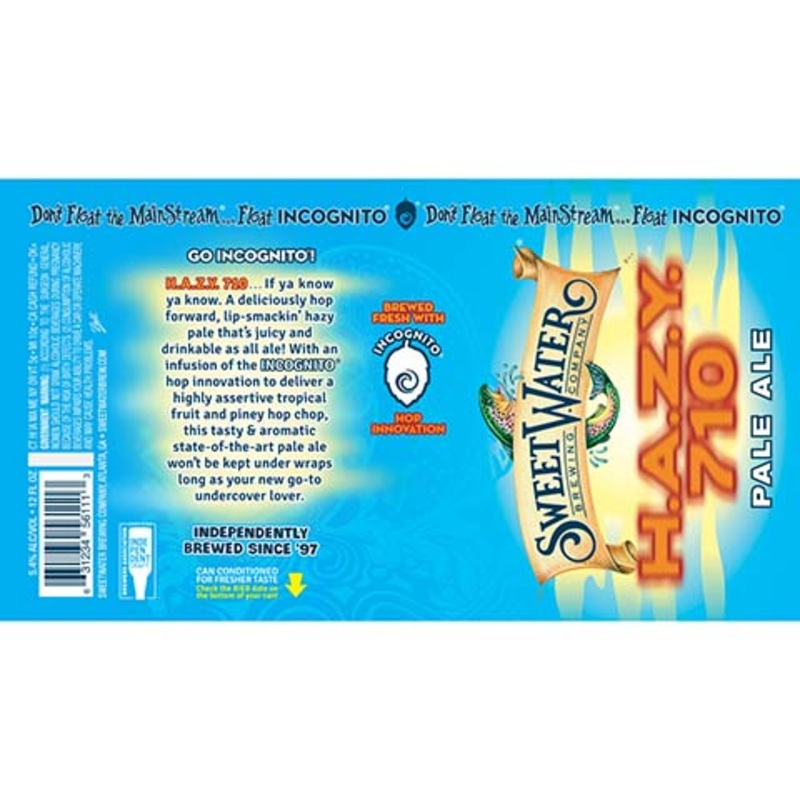 Sweetwater H.A.Z.Y. 710 Pale Ale 12OZ SINGLE CAN