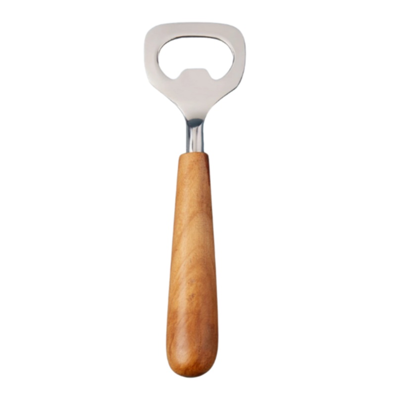 Teak Wood Bottle Opener