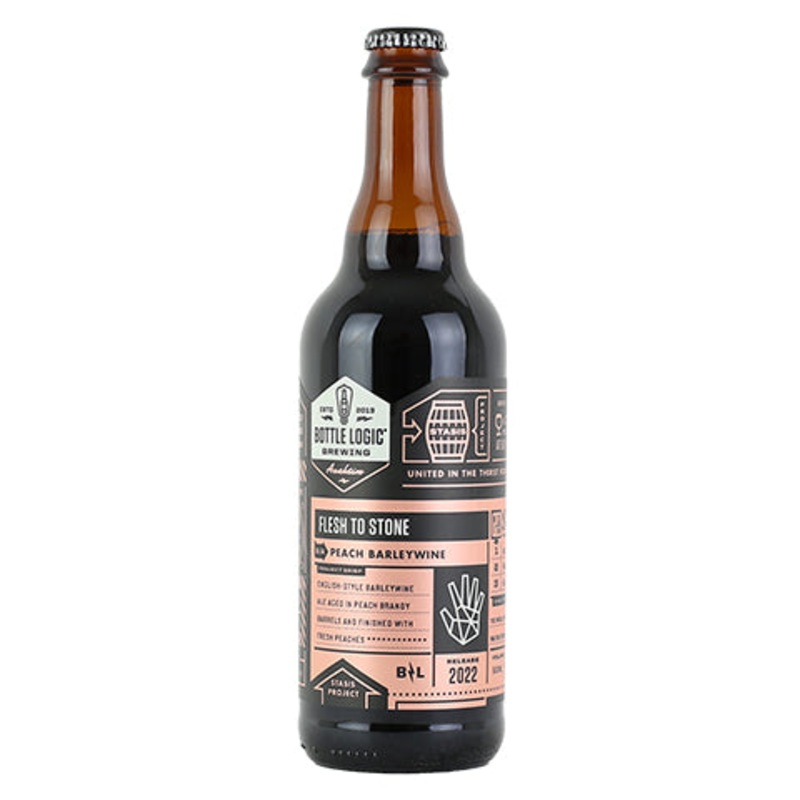 Bottle Logic Flesh To Stone Peach Barleywine 500ML BTL (2022)