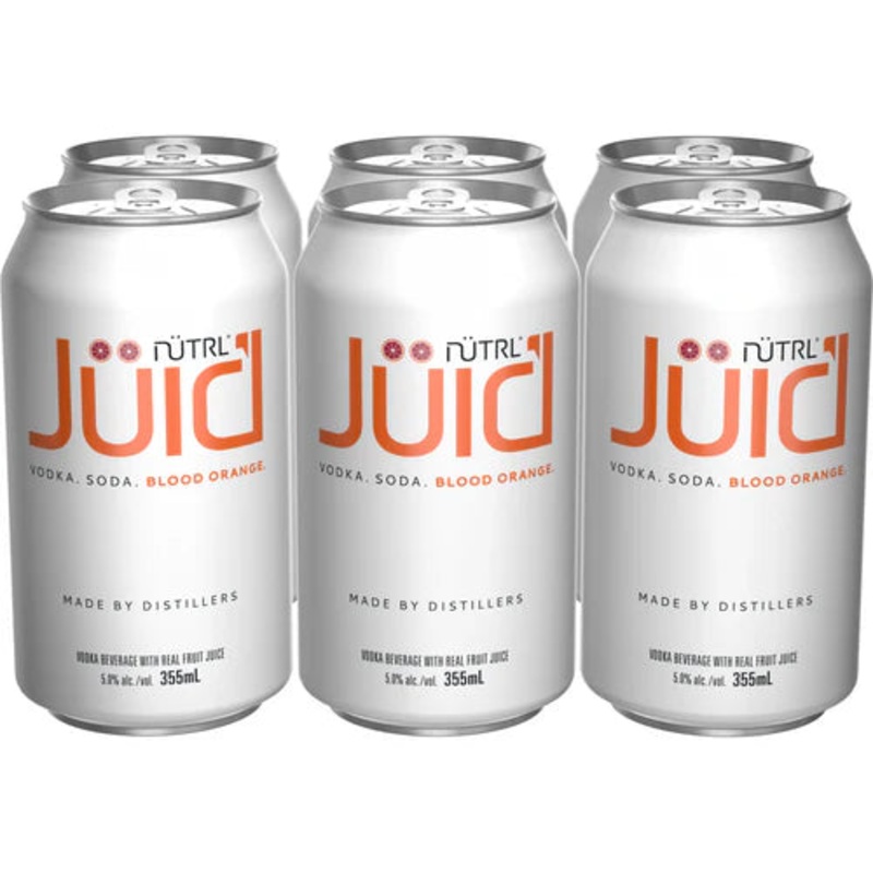 NUTRL VODKA SODA JUIC’D BLOOD ORANGE 355ML 6PK CAN @ Red Deer [1029977] 2130 ml