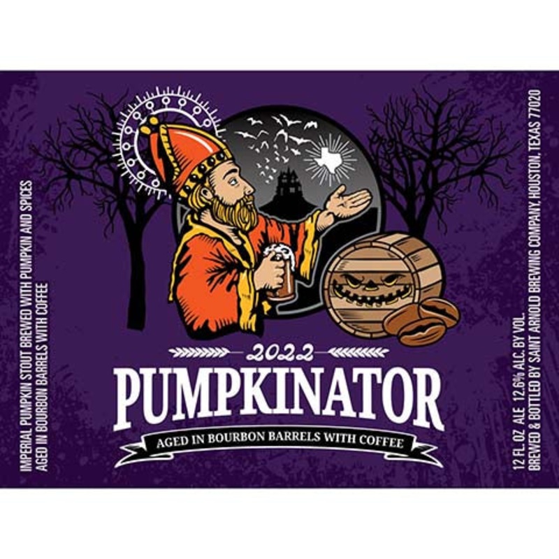 Saint Arnold Coffee Pumpkinator Imperial Pumpkin Stout 12OZ SINGLE BTL