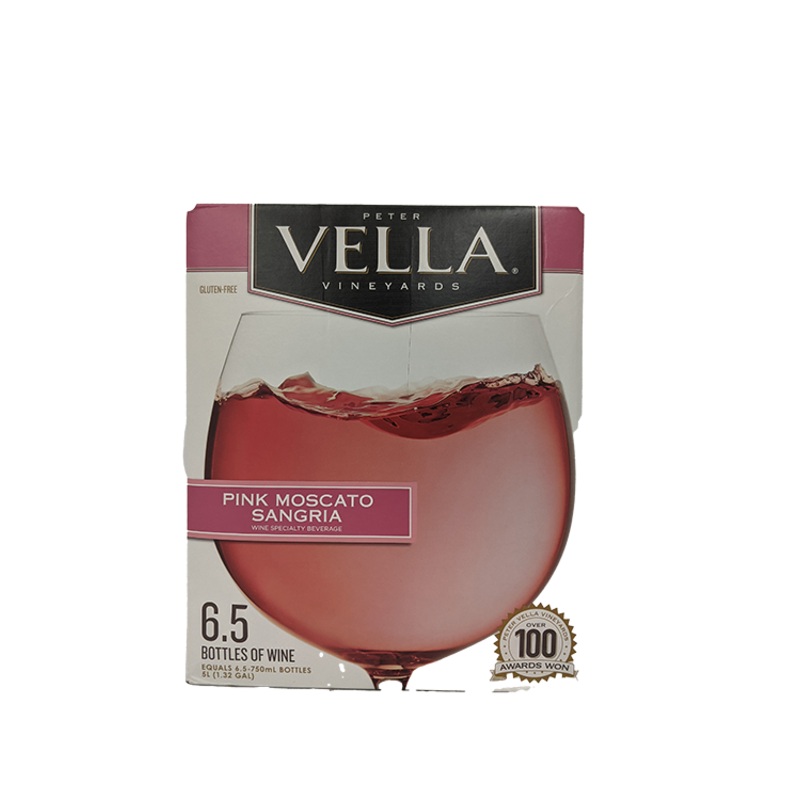 Vella Pink Moscato Sangria 5 L