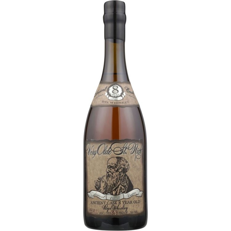 VERY OLDE ST. NICK RYE WHISKEY ANCIENT CASK 8 YR 86.8 750ML 750ML