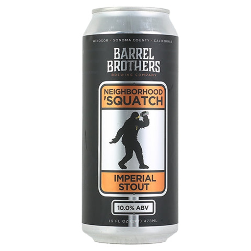 Barrel Brothers Neighborhood ‘Squatch Imperial Stout 16OZ SINGLE CAN