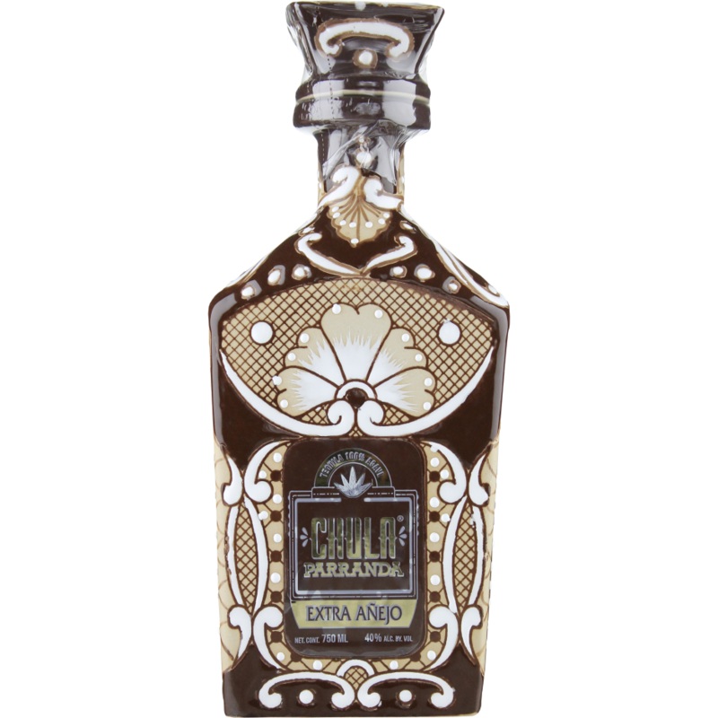 Chula Parranda Extra Anejo Tequila 750mL (Brown Ceramic Bottle)