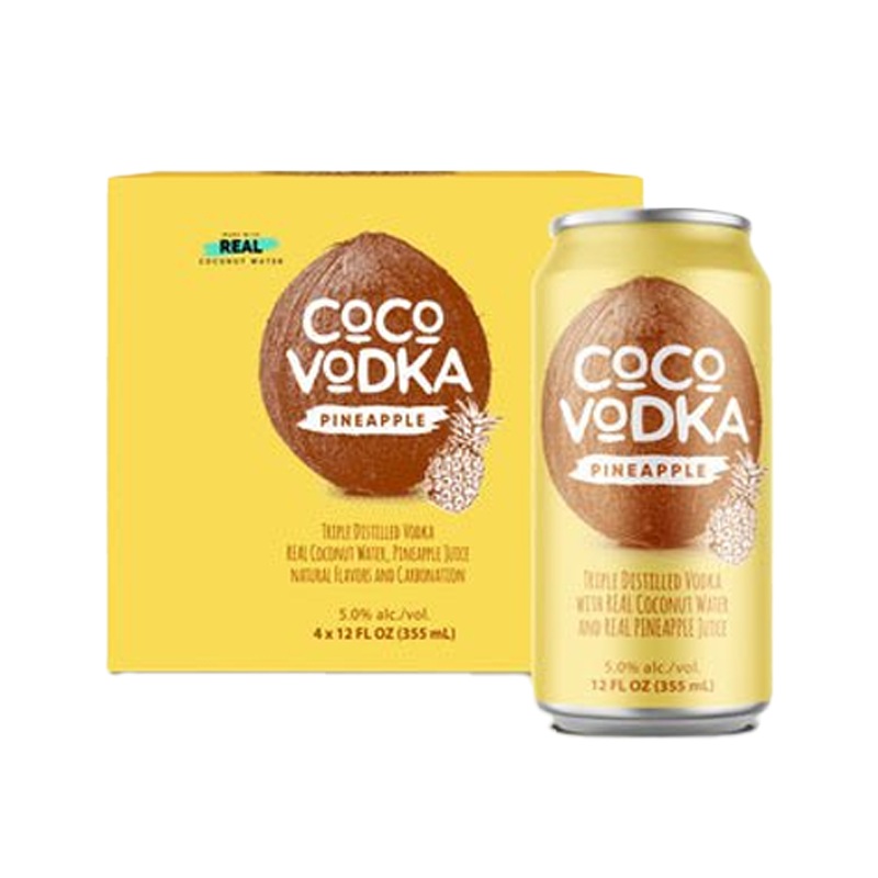 COCO VODKA – PINEAPPLE 4 CANS